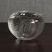 Tapio Wirkkala for Iittala, Finland, engraved bowl in clear glass M4244