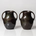 Just Andersen for GAB, Sweden, pair of bronze vases L3154 and K2573