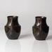 Just Andersen for GAB, Sweden, pair of bronze vases L3154 and K2573