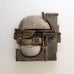 Robert Sturm, Germany, large unique stoneware wall relief with brown glaze K2884