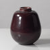 Kresten Bloch for Royal Copenhagen, vase with oxblood glaze L3066
