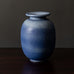 Gunnar Nylund for Rörstrand, Sweden, vase with matte blue glaze J1349
