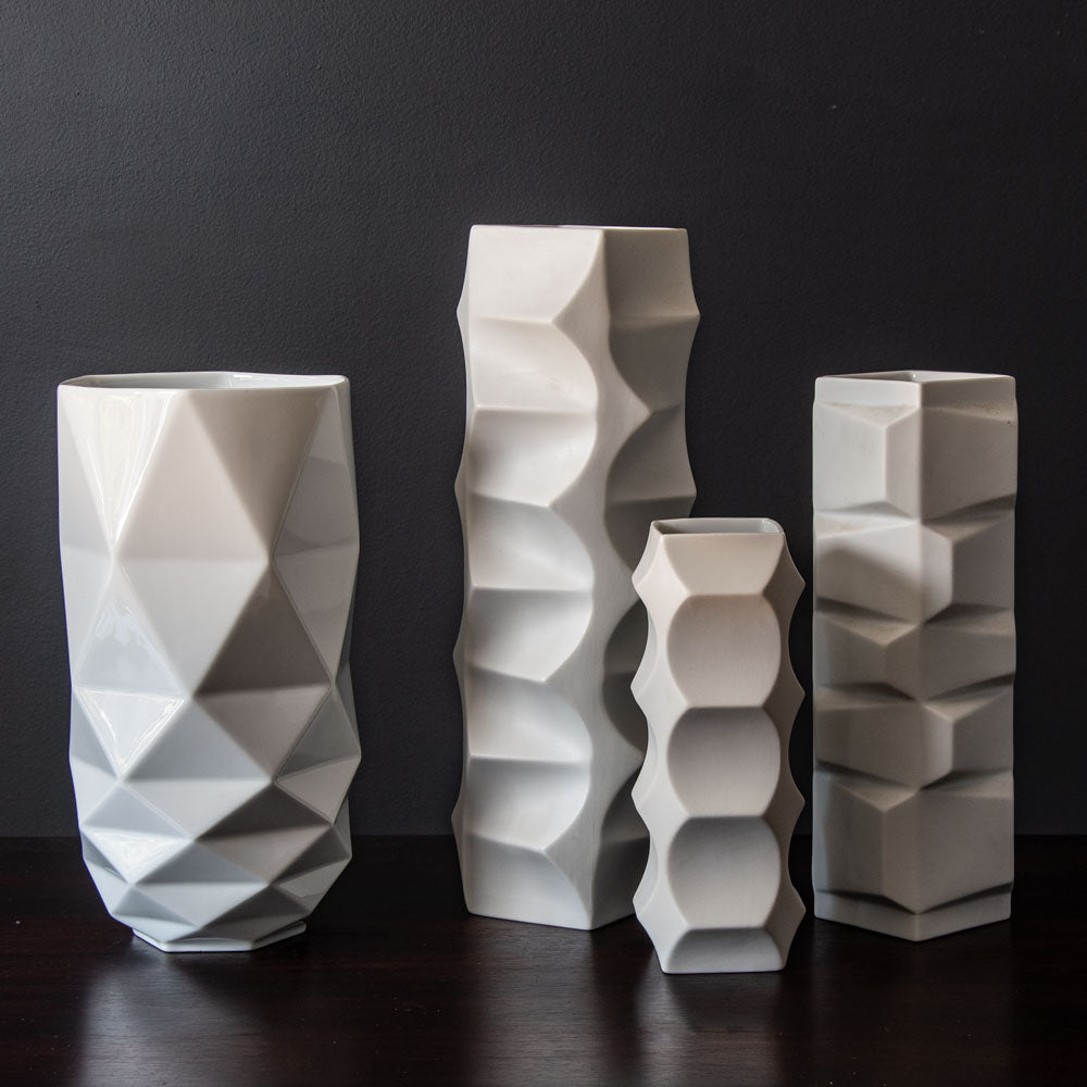 Four "Archais" vases by Hutschenreuther