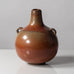 Gunnar Nylund for Rörstrand, Sweden, stoneware vase with reddish brown glaze K2002