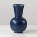 Erich and Ingrid Triller for Tobo, Sweden, unique stoneware vase with matte blue glaze K2594