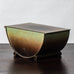 Carl Einar Borgstrom for Ystad Brons, Sweden, lidded semi-circular box J1157