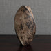 Chris Carter, UK, unique stoneware vase with pitted brown glaze M4331