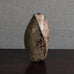 Chris Carter, UK, unique stoneware vase with pitted brown glaze M4331