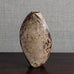 Chris Carter, UK, unique stoneware vase with pitted brown glaze M4331