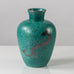 Wilhelm Kåge for Gustavsberg, Sweden "Argenta" vase with fish illustration in silver L3173