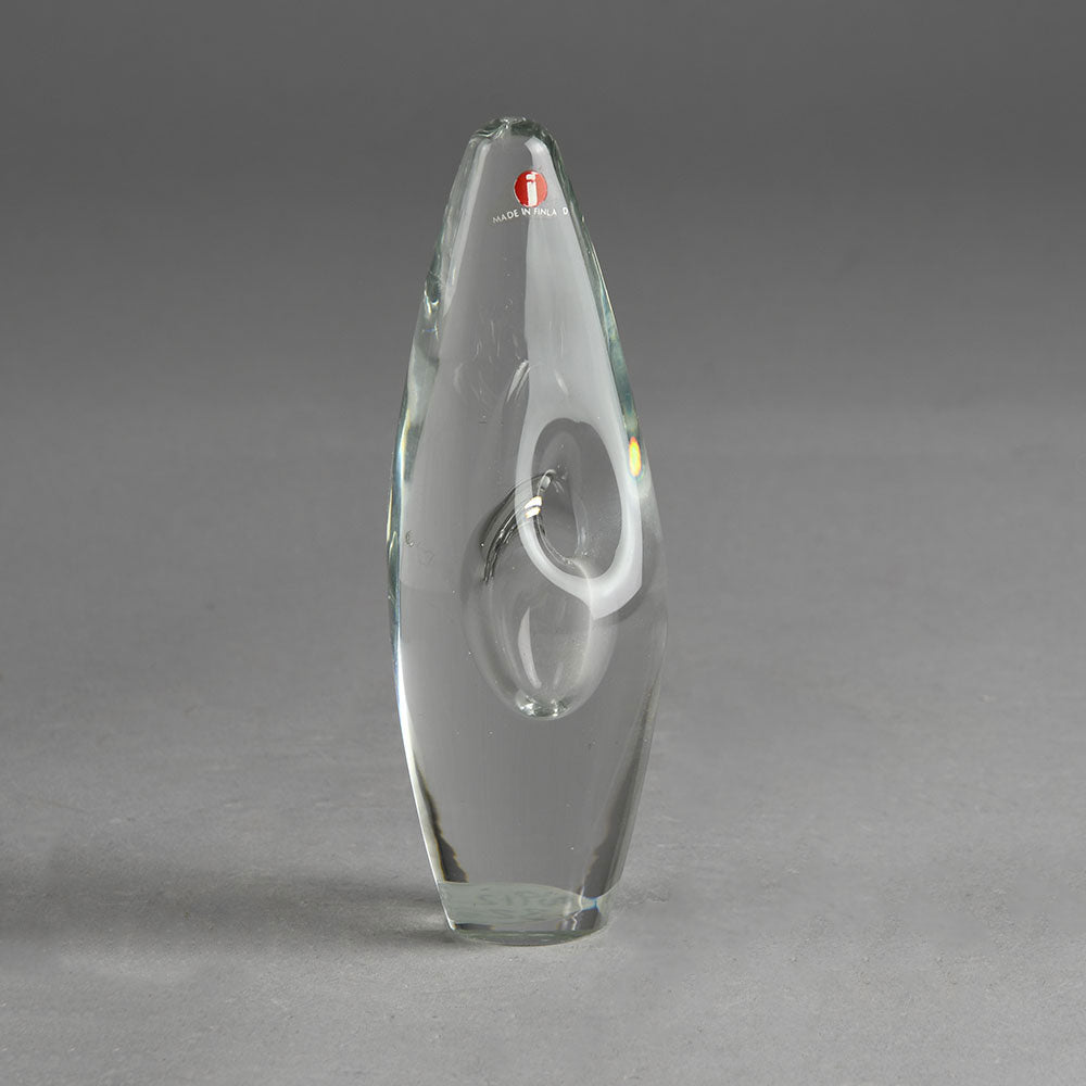 Glass "Orchidea" vase by Timo Sarpaneva for Iittala N9122