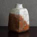 Fantoni, Italy, earthenware bottle vase with gray and brown matte glaze M4345