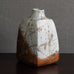 Fantoni, Italy, earthenware bottle vase with gray and brown matte glaze M4345