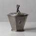 Swedish pewter art deco lidded jar L3051