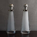 Carl Fagerlund for Orrefors, Sweden, pair of lamps in white and clear glass M4282 and M4283