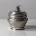 Danskt Kunst, Denmark, lidded art nouveau pewter jar with polar bear to lid L3089