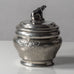 Danskt Kunst, Denmark, lidded art nouveau pewter jar with polar bear to lid L3089