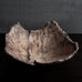 Ulla Viotti, Sweden, large unique stoneware bowl with unglaze brown matte surface M4382