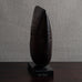 Peter Hayes, own studio, UK, burgundy large sculptural form with creased surface M4354
