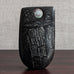 Peter Hayes, own studio, UK, black sculptural form with creased surface M4355
