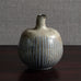 Johannes Andersen, Denmark, unique stoneware vase with blue and gray glaze M4369