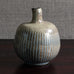Johannes Andersen, Denmark, unique stoneware vase with blue and gray glaze M4369