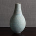 Peter Frasier Beard, UK, stoneware textured vase with blue glaze M4351