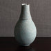 Peter Frasier Beard, UK, stoneware textured vase with blue glaze M4351