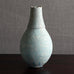 Peter Frasier Beard, UK, stoneware textured vase with blue glaze M4351