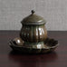 Just Andersen, Denmark, "Disko" inkwell with glass insert M4184