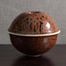 Johan van Loon for Royal Copenhagen, Denmark, unique large porcelain jar with tenmoku glaze M4286