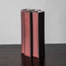 Karl Scheid, Germany, geometric vase with pink and gray glaze J1278