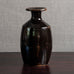 David Leach, Lowerdown Pottery, UK, unique stoneware vase  with tenmoku glaze M4337