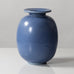Gunnar Nylund for Rörstrand, stoneware vase with matte blue glaze K2125