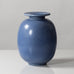 Gunnar Nylund for Rörstrand, stoneware vase with matte blue glaze K2125
