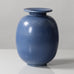 Gunnar Nylund for Rörstrand, stoneware vase with matte blue glaze K2125