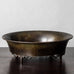 Just Andersen, Denmark, large bronze footed bowl J1335