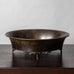 Just Andersen, Denmark, large bronze footed bowl J1335