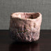 Ewen Henderson, UK, unique stoneware tea bowl with pink volcanic glaze M4296