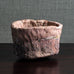 Ewen Henderson, UK, unique stoneware tea bowl with pink volcanic glaze M4296