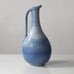 Gunnar Nylund for Rörstrand, Sweden, stoneware pitcher with matte blue glaze L3226