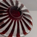 Edvin Öhrström for Orrefors, Sweden, Ariel bowl in red and clear glass L3907