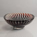 Edvin Öhrström for Orrefors, Sweden, Ariel bowl in red and clear glass L3951