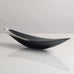 Kaj Franck for Nuutäjarvi-Nottsjö, Finland, "Kayak" bowl in blue-gray and clear glass M5396