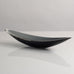 Kaj Franck for Nuutäjarvi-Nottsjö, Finland, "Kayak" bowl in blue-gray and clear glass M5396