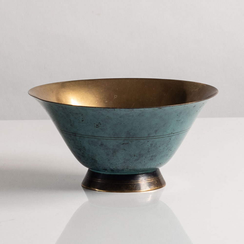 FAK, Sweden, patinated light bronze bowl M4307