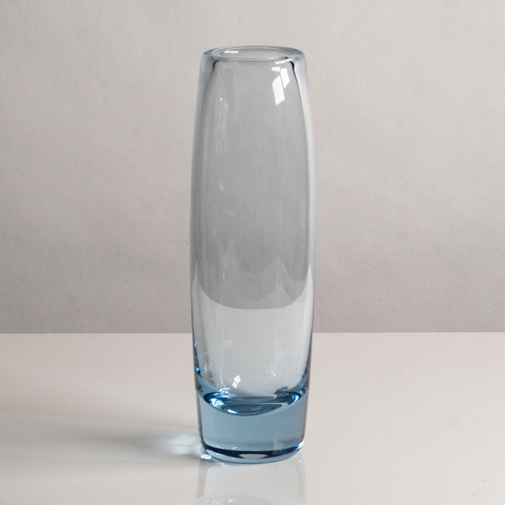 Per Lutken for Holmegaard, Denmark, vase in pale blue glass M4171