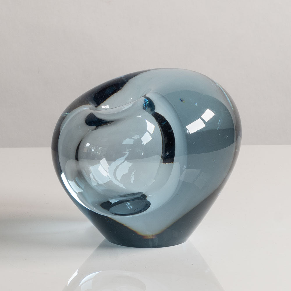 Per Lutken for Holmegaard, Denmark, vase in pale blue glass M4170