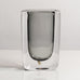 Nils Landberg for Orrefors, Sweden, light gray rectangular sommerso vase M4210