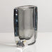 Nils Landberg for Orrefors, Sweden, light gray rectangular sommerso vase M4210